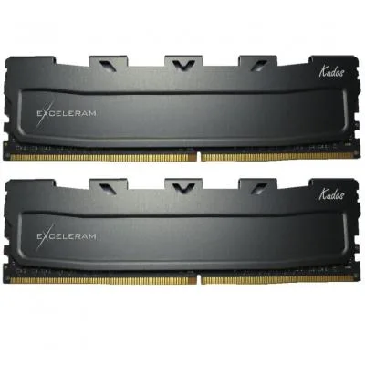 Модуль пам'яті для комп'ютера DDR3L 16GB (2x8GB) 1600 MHz Black Kudos eXceleram (EKBLACK3161611LAD)