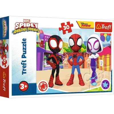 Пазл Trefl Spiderman Пригоди Спайді та друзів 30 елементів (5900511182859)
