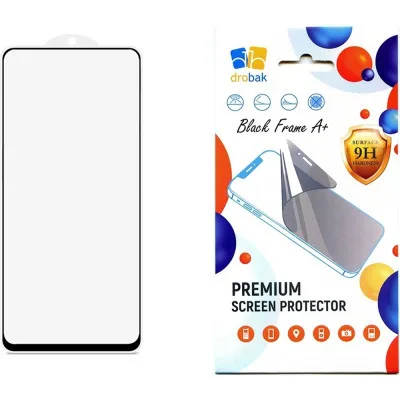 Скло захисне Drobak Google Pixel 8 Black Frame A+ (535381)