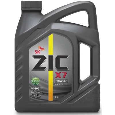 Моторна олива ZIC 10W-40 X7 DIESEL 6л (172607)