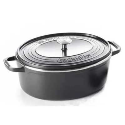Гусятниця GreenPan Featherweights 25 см, 6,2 л чорна (CC002222-001)