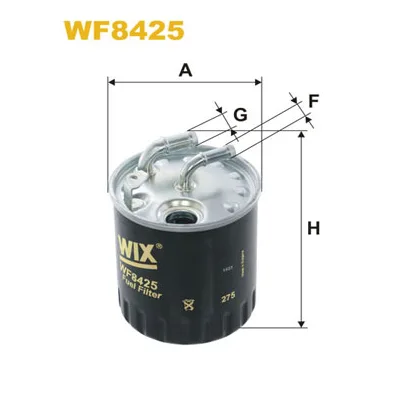 Фільтр паливний Wixfiltron WF8425