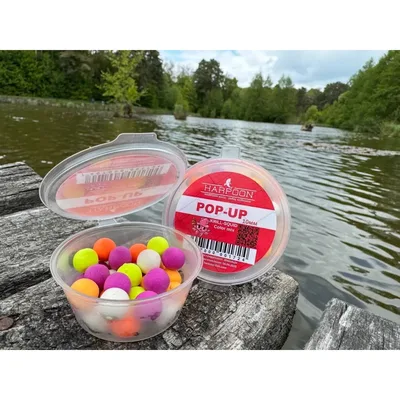 Бойл Harpoon Pop UP 10мм color mix Fluor Krill-Squid (7407000001724)