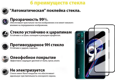 Скло захисне BeCover Realme 9 Pro / 9i Black (707878)