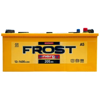 Акумулятор автомобільний FROST ENERGY 205Ah бокова(+/-) (1400EN)