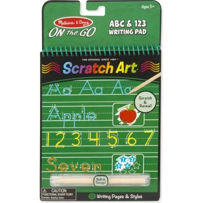 Набір для творчості Melissa&Doug Альбом для малювання Літери та цифри (MD9142)