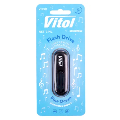 Ароматизатор для автомобіля VITOL Flash Drive Blue Ocean (VFD01)