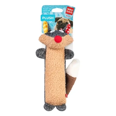 Іграшка для собак WAUDOG Fun Plush Єнот трикотаж 24 см (6258)
