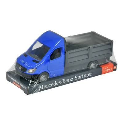 Спецтехніка Tigres Mercedes-Benz Sprinter бортовий (синій) на планшетці (39666)