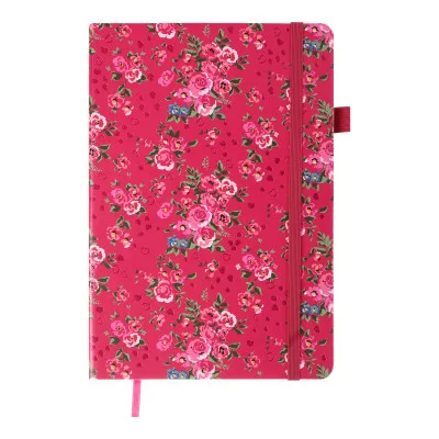 Книга записна Buromax Cherie А5 96 аркушів, без лініювання малиновий (BM.295005-29)