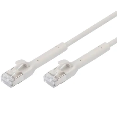 Патч-корд 1м, SFTP, cat.6A, AWG 32/7, Cu, TPE-LSZH, гнучкий, grey Digitus (DK-1632-A-010B)