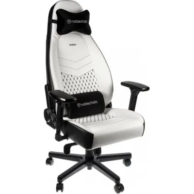 Крісло ігрове Noblechairs Icon White/Black (NBL-ICN-PU-WBK)