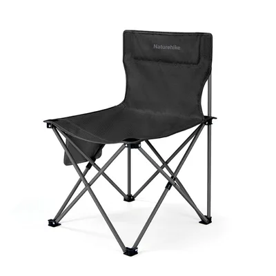 Крісло складане Naturehike Shan Lan T01 CNK2550JJ025, сталь, чорний