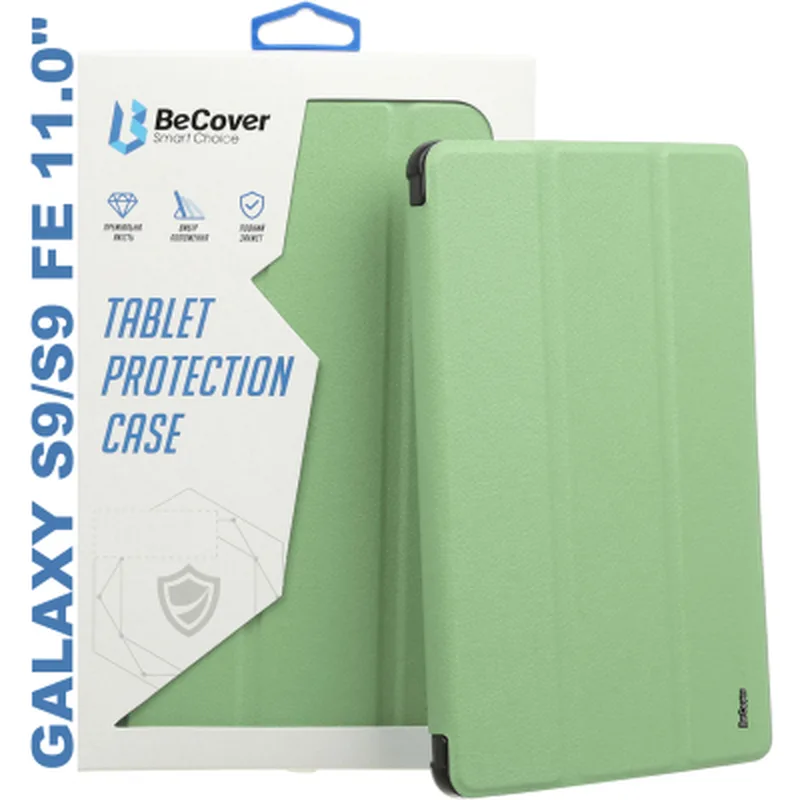 Чохол до планшета BeCover Soft Edge Samsung Galaxy Tab S9 (SM-X710/SM-X716) / S9 FE (SM-X510/SM-X516B) 11.0" Green (710776)