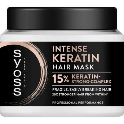 Маска для волосся Syoss Intense Keratin Hair Mask 400 мл (9000101743234)