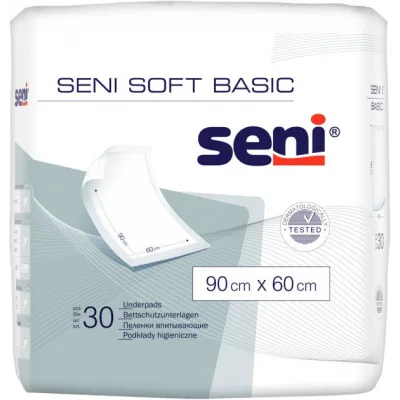 Пелюшки для малюків Seni Soft Basic 90х60 см 30 шт (5900516692315)