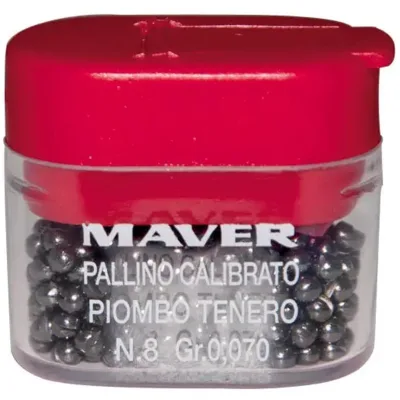 Грузило Maver набір Pallini Supercalibrati Teneri 5/0 (0.705g) (1300.36.11)