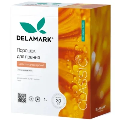 Пральний порошок DeLaMark Color 1 кг (4820152330499)