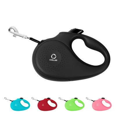 Повідець для собак Collar стрічка S до 15 кг 5 м чорний (81241)