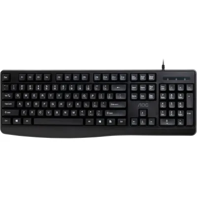 Клавіатура AOC KB120B USB UA Black (KB120B/97)