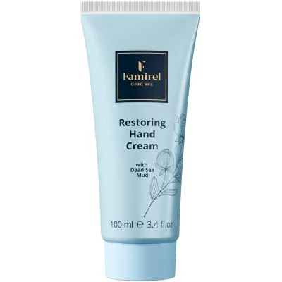 Крем для рук Famirel Restoring Hand Cream Відновлювальний з гряззю Мертвого моря 100 мл (7290114085212)