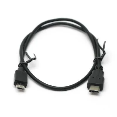 Дата кабель USB-C to Micro 5P 0.3m PowerPlant (KD00AS1259)