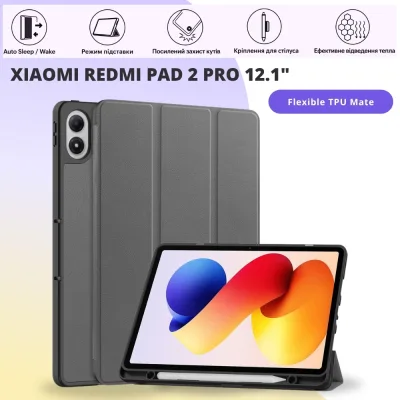 Чохол до планшета BeCover Flexible TPU Mate Xiaomi Redmi Pad 2 Pro 12.1" Grey (715608)