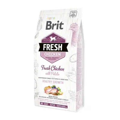 Сухий корм для собак Brit Fresh Chicken/Potato Puppy 2.5 кг (8595602530724)