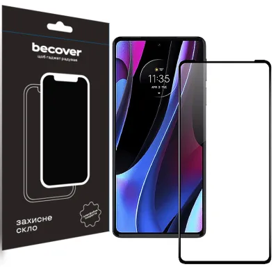 Скло захисне BeCover Motorola Edge 30 Pro 5G Black (709178)