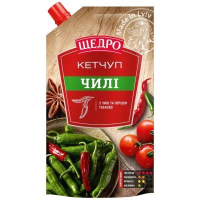 Соус Щедро Кетчуп Чилі 250 г (4823097405918)