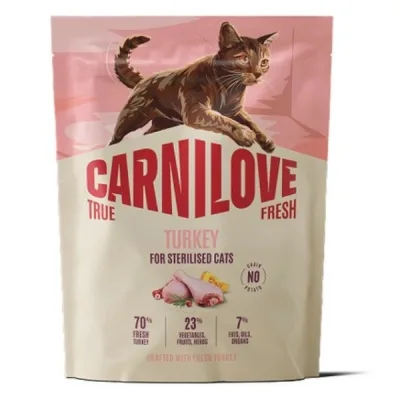 Сухий корм для кішок Carnilove True Fresh Turkey Sterilised 400 г (8595602582099)