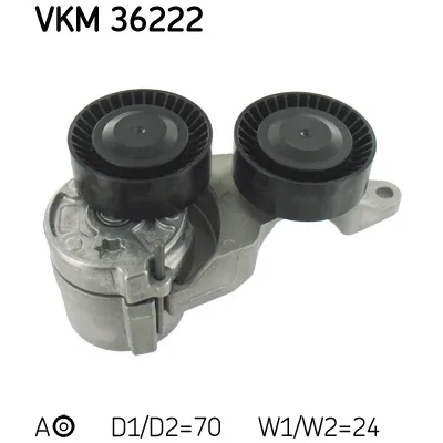 Ролик натягувача ременя SKF VKM 36222