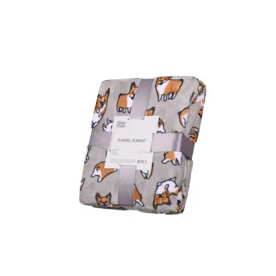 Плед ARDESTO Flannel коргі, 160х200 см (ART0109PB)