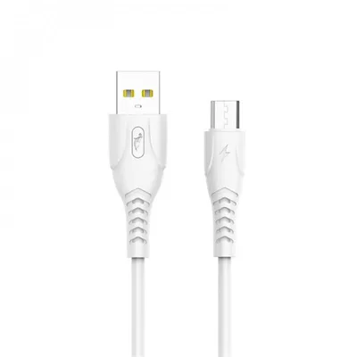 Кабель SkyDolphin S08V USB - micro USB (M/M), 1 м, White (USB-000564)