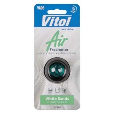 Ароматизатор для автомобіля VITOL Air White Sands 2.3мл (VA06)
