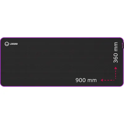 Килимок для мишки Lorgar Main 319 Black/Purple (LRG-GMP319)