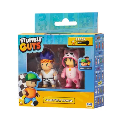 Фігурка Stumble Guys набір колекційних - Сенсей Фаєрфіст і Мяумер (SG2015-3)