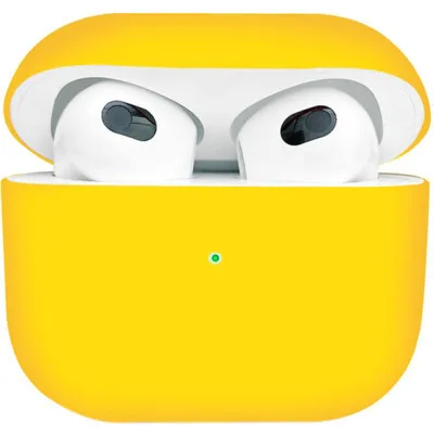 Чохол для навушників BeCover Silicon для Apple AirPods (3nd Gen) Yellow (707233)