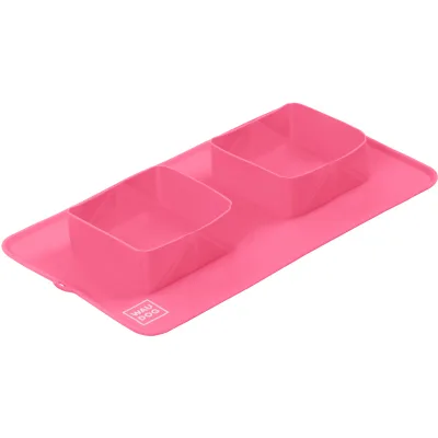 Посуд для собак WAUDOG Silicone Миска складана 385х230х50 мм рожева (50807)