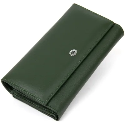 Гаманець ST Leather Зелений (19389)