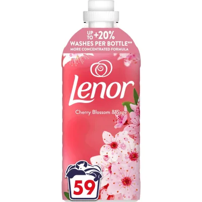 Кондиціонер для білизни Lenor Вишневий цвіт та шавлія 1.239 л (8700216723602)