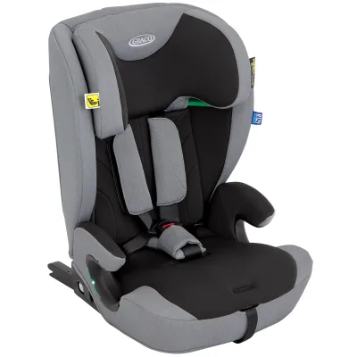 Автокрісло Graco Energi i-Size, 76-150 см (1/2/3), сіро-чорне (GC2219BAMET000)