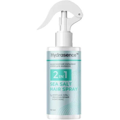 Спрей для волосся Hydrasence Sea Salt Hair Spray 2In1 Моделюючий сольовий 150 мл (4823122901170)