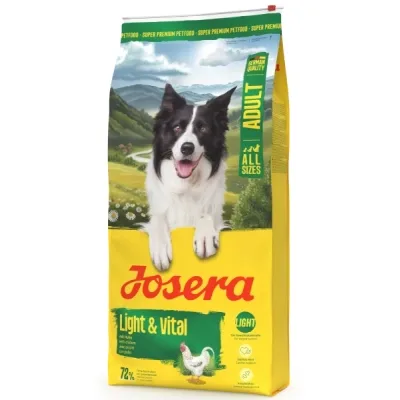 Сухий корм для собак Josera Light & Vital Adult All Sizes 12.5 кг (4032254786092)