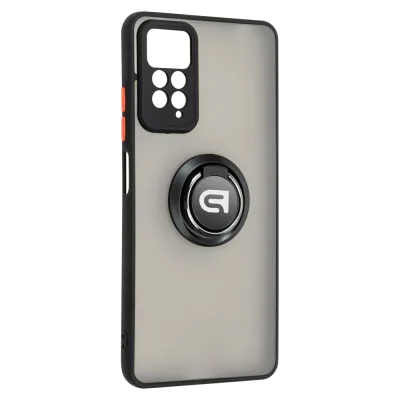 Чохол до мобільного телефона Armorstandart Frosted Matte Ring Xiaomi Redmi Note 12 Pro 4G Black (ARM68382)