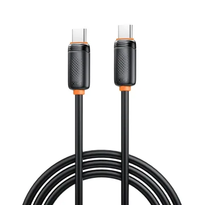 Дата кабель USB-C to USB-C 1.0m 27W black XO (XO-CB-300CC-BK)