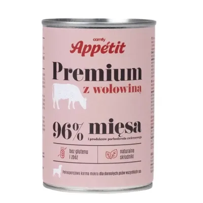 Консерви для собак Comfy Appetit Premium з яловичиною 400 г (5905546340564)