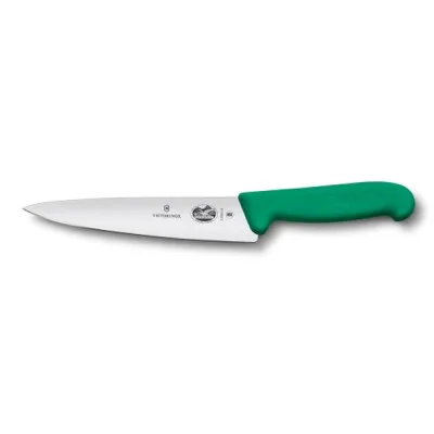 Кухонний ніж Victorinox Fibrox разделочный 19 см, зеленый (5.2004.19)