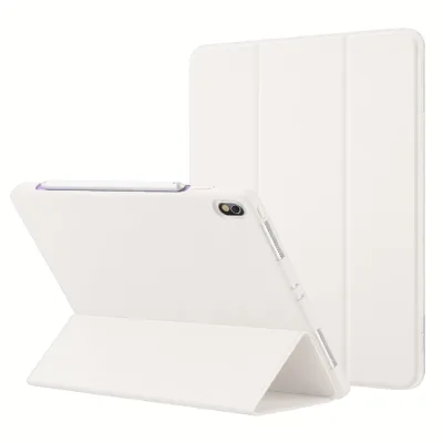 Чохол до планшета BeCover Tri Fold Soft TPU Silicone Apple iPad Air 11" M4 2026 Beige (715235)