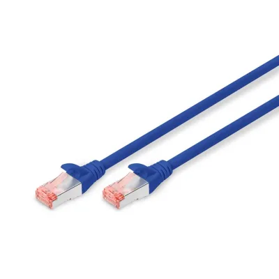 Патч-корд 5м, CAT 6 S-FTP, AWG 27/7, LSZH, blue Digitus (DK-1644-050/B)